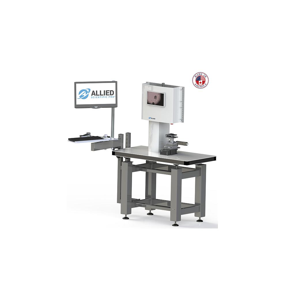 Workstation for Laser Testing of Single Event Effects (SEE) on Radiation Hardened Semiconductor Devices